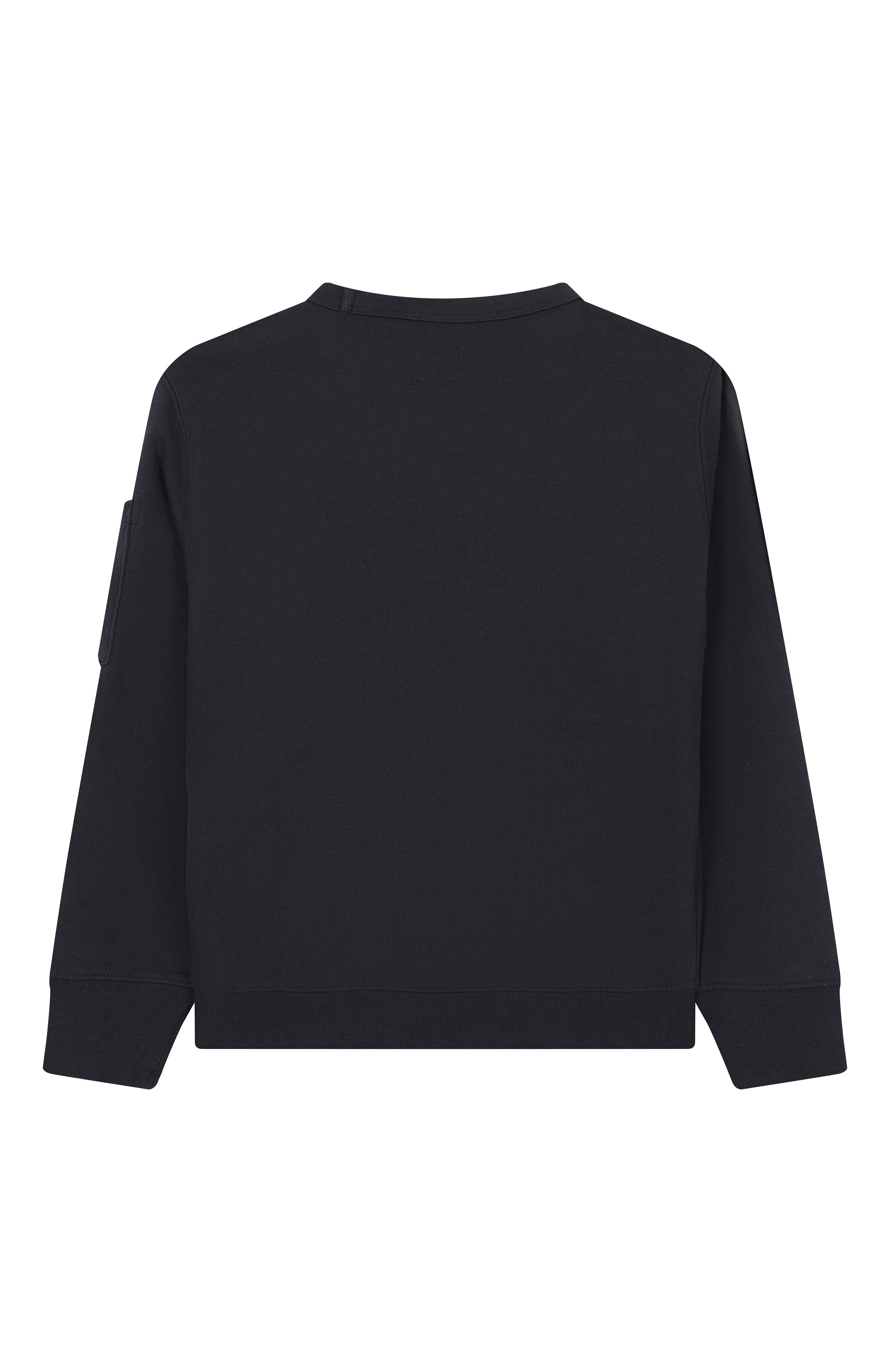 Хлопковый свитшот C.P. COMPANY темно-синего цвета по цене 16650 руб., арт. CUF019/LCA76/4-8, фото 2 Хлопковый свитшот C.P. COMPANY, арт. CUF019/LCA76/4-8, фото 2