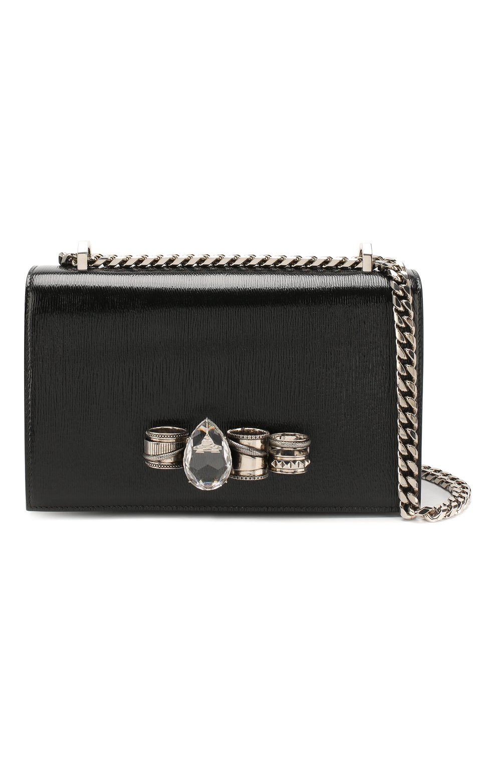 Клатч jewelled satchel ALEXANDER MCQUEEN, арт. 592821/1L30Y, фото 6