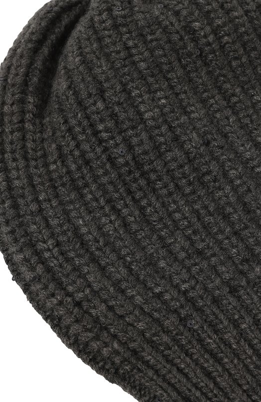 Шапка из кашемира и шелка Brunello Cucinelli M32373999 Серый  M32373999 Фото 4