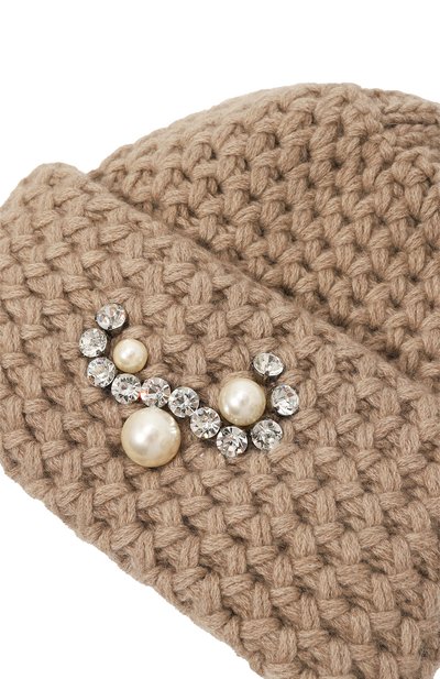 Кашемировая шапка INVERNI темно-бежевого цвета по цене 47350 руб., арт. 4232CMA, фото 4 Кашемировая шапка INVERNI, арт. 4232CMA, фото 4