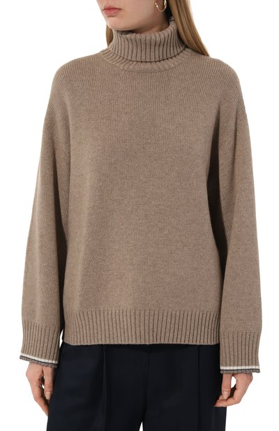 Свитер из шерсти и кашемира BRUNELLO CUCINELLI, арт. M16523403, фото 3