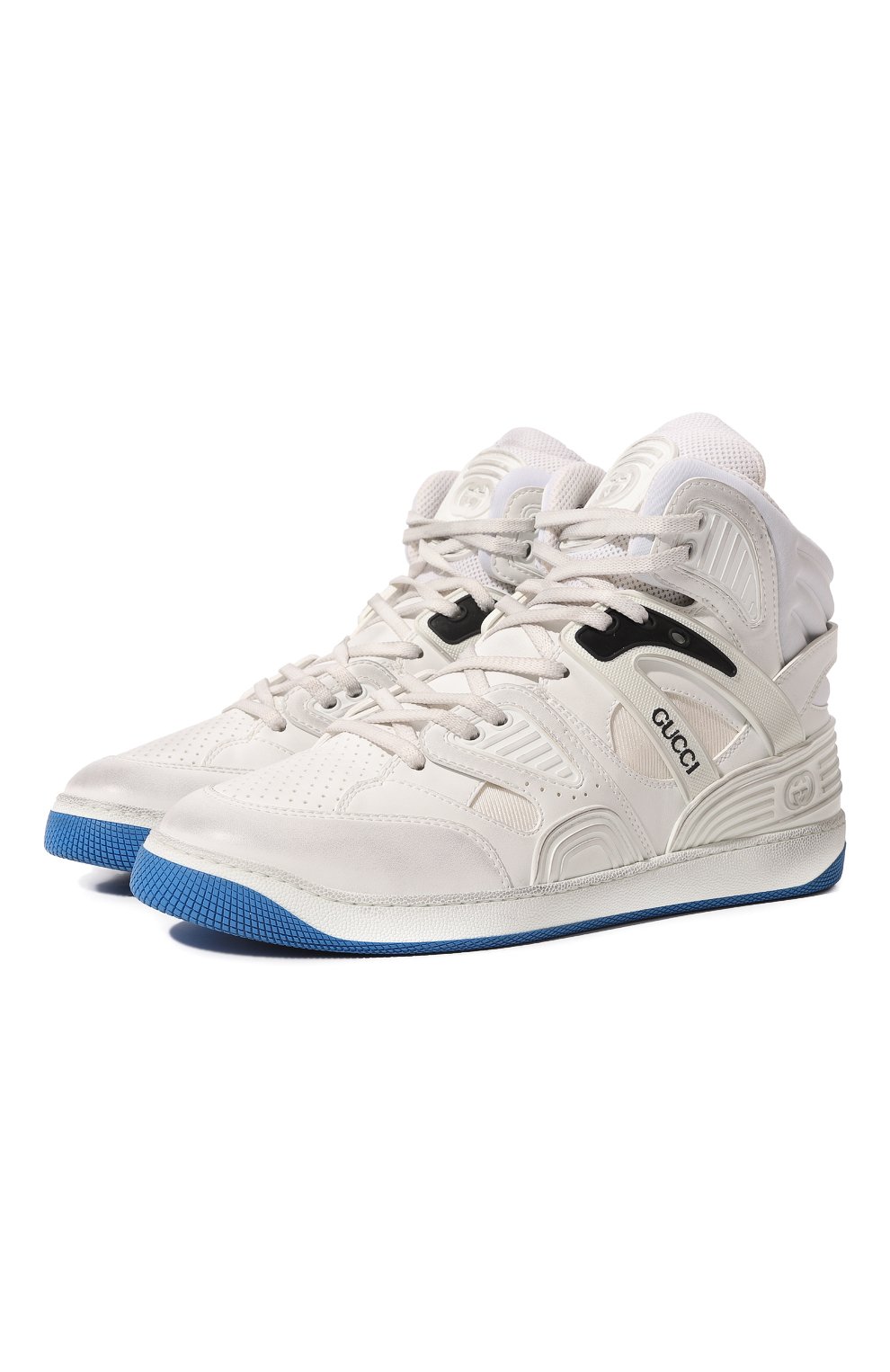 Комбинированные кеды basket GUCCI, арт. 661301 2SHA0, фото 1