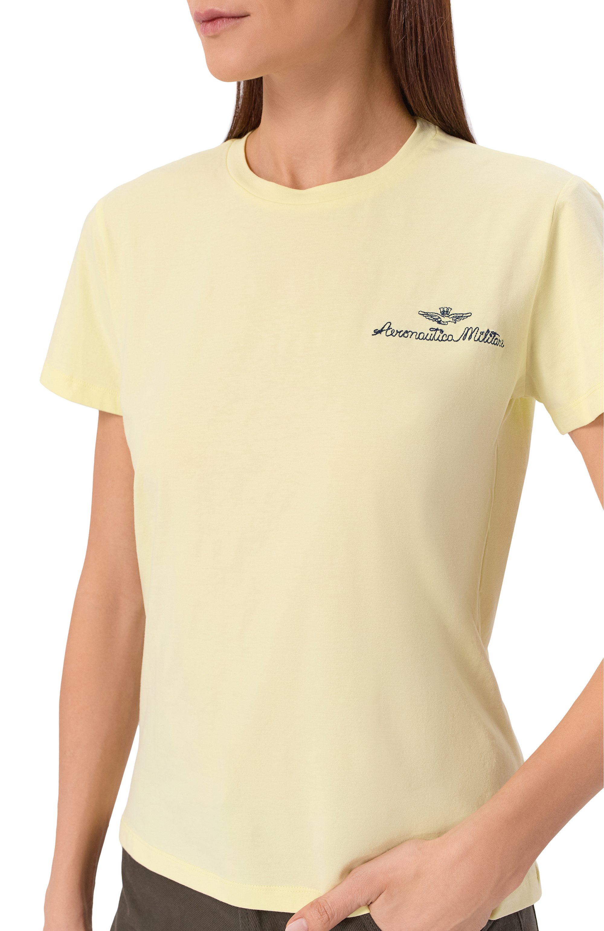 Хлопковая футболка AERONAUTICA MILITARE, арт. TS2490DJ00675, фото 5