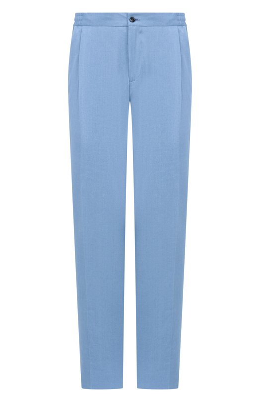 Хлопковые брюки Kiton UPN01H09695 Голубой UPN01H09695