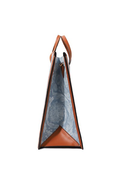 Сумка-тоут VERSACE голубого цвета по цене 216500 руб., арт. 1008913/1A07899, фото 4 Сумка-тоут VERSACE, арт. 1008913/1A07899, фото 4