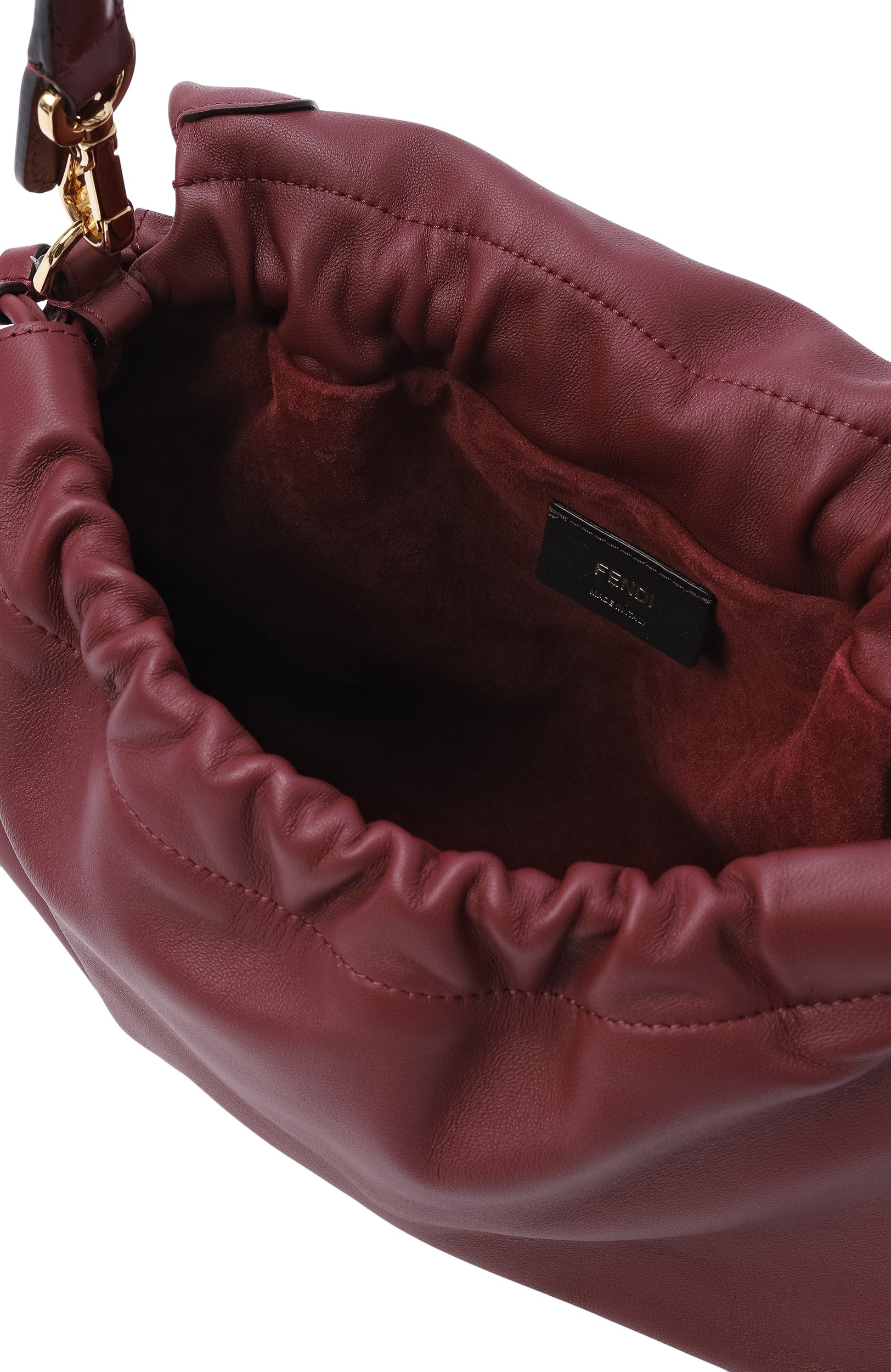 Сумка mamma baguette medium FENDI бордового цвета по цене 466000 руб., арт. 8BR833/AQ0D, фото 5 Сумка mamma baguette medium FENDI, арт. 8BR833/AQ0D, фото 5