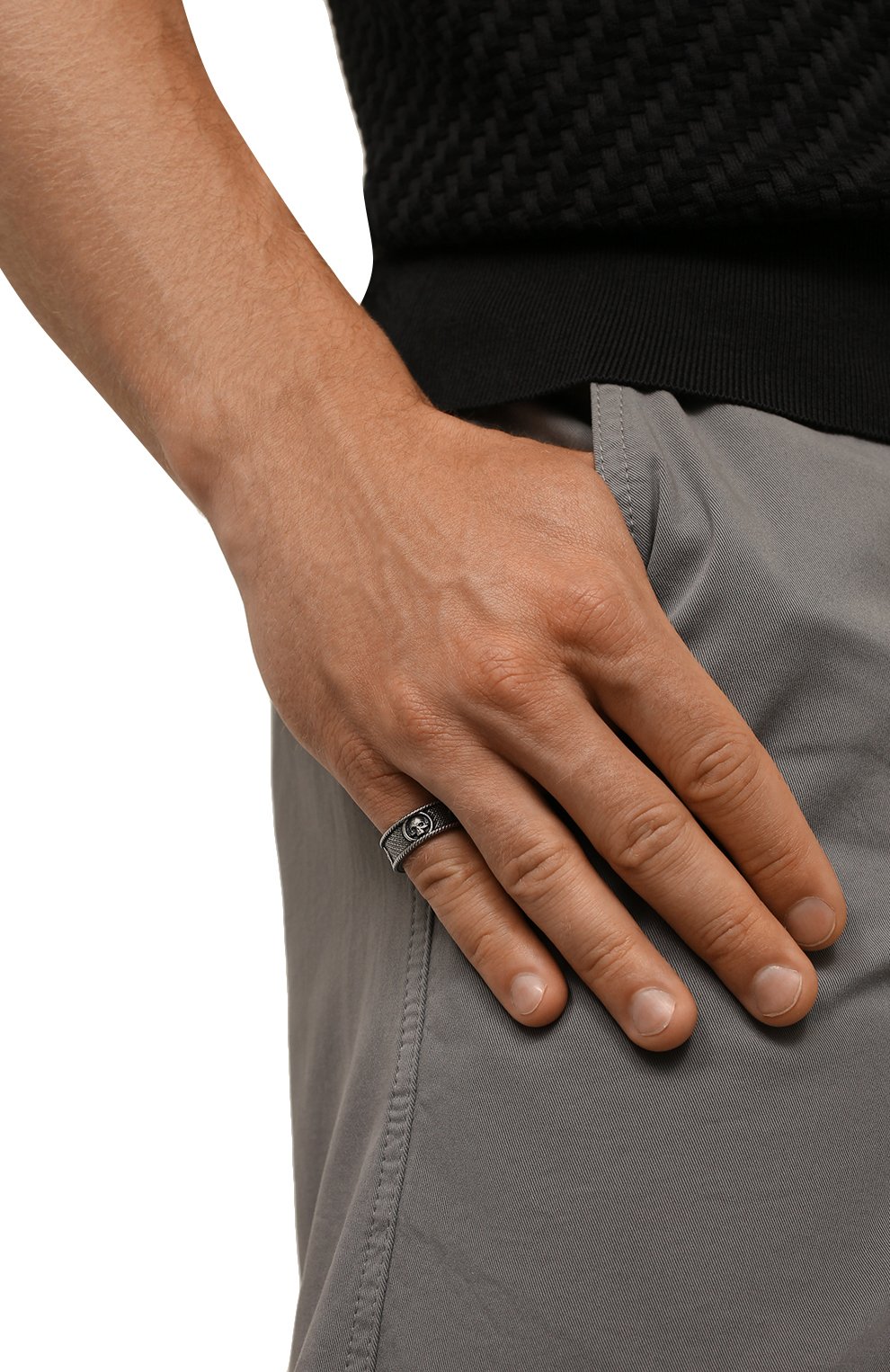 Серебряное кольцо корсар GL JEWELRY серебряного цвета по цене 14300 руб., арт. M700003-S97-01, фото 2 Серебряное кольцо корсар GL JEWELRY, арт. M700003-S97-01, фото 2