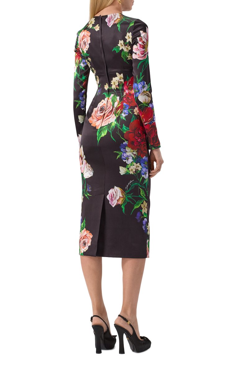 Атласное платье DOLCE & GABBANA, арт. F6TRQT/FSIB5, фото 1