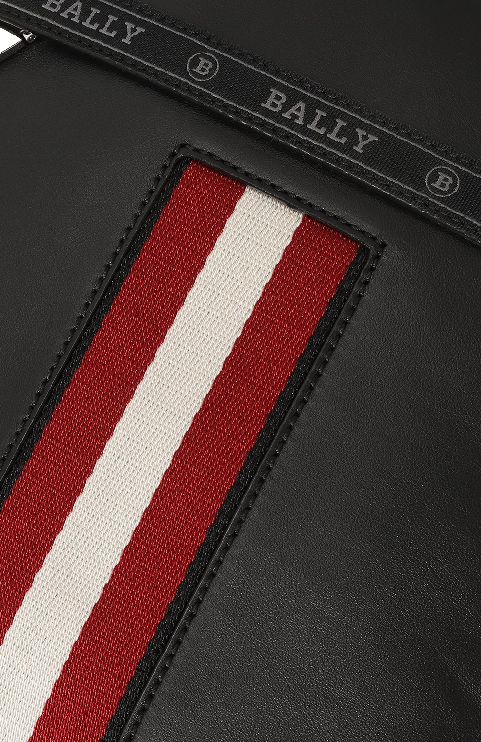 Кожаная сумка BALLY черного цвета по цене 74500 руб., арт. 595821/22352, фото 3 Кожаная сумка BALLY, арт. 595821/22352, фото 3