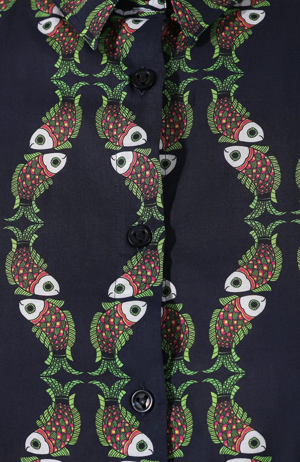 Хлопковое платье VILEBREQUIN темно-синего цвета по цене 19880 руб., арт. FNCU0V04, фото 5 Хлопковое платье VILEBREQUIN, арт. FNCU0V04, фото 5