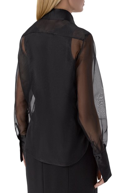 Шелковая блузка KITON, арт. D59456K05P50, фото 4