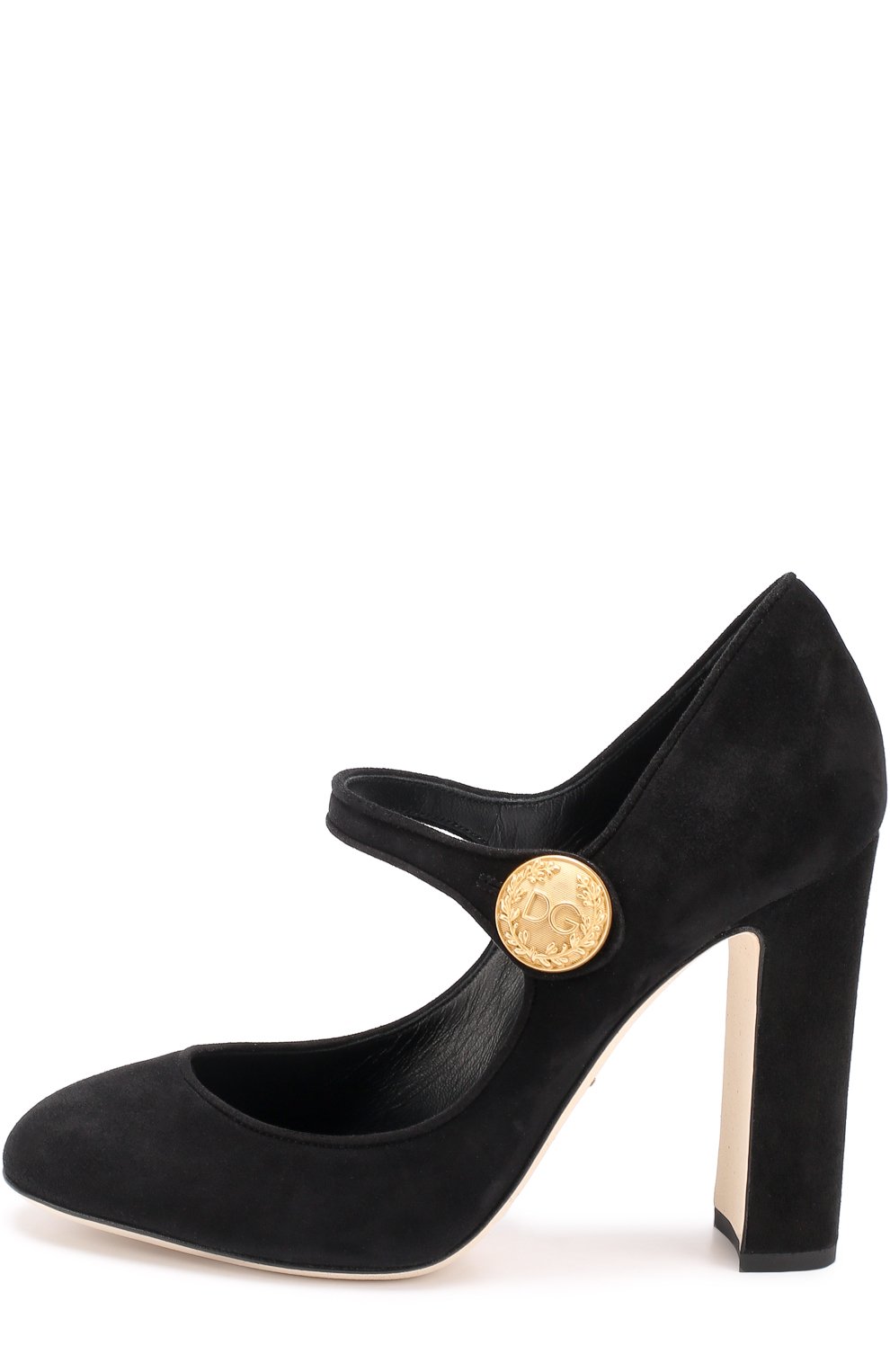 Замшевые туфли vally на устойчивом каблуке DOLCE & GABBANA, арт. 0112/CD0884/A1275, фото 3