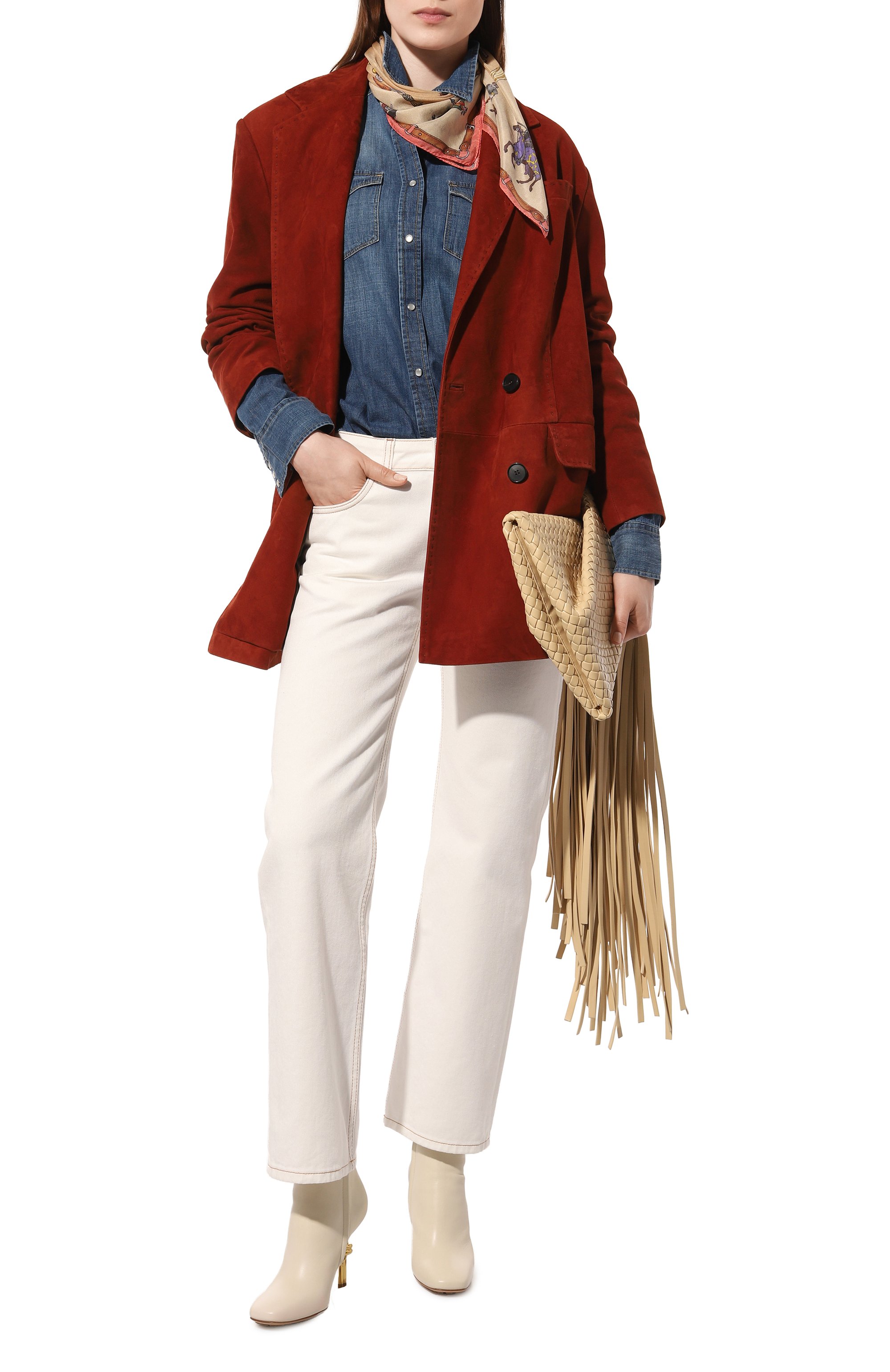 Кожаные ботильоны knot BOTTEGA VENETA, арт. 763831/V3M70, фото 2