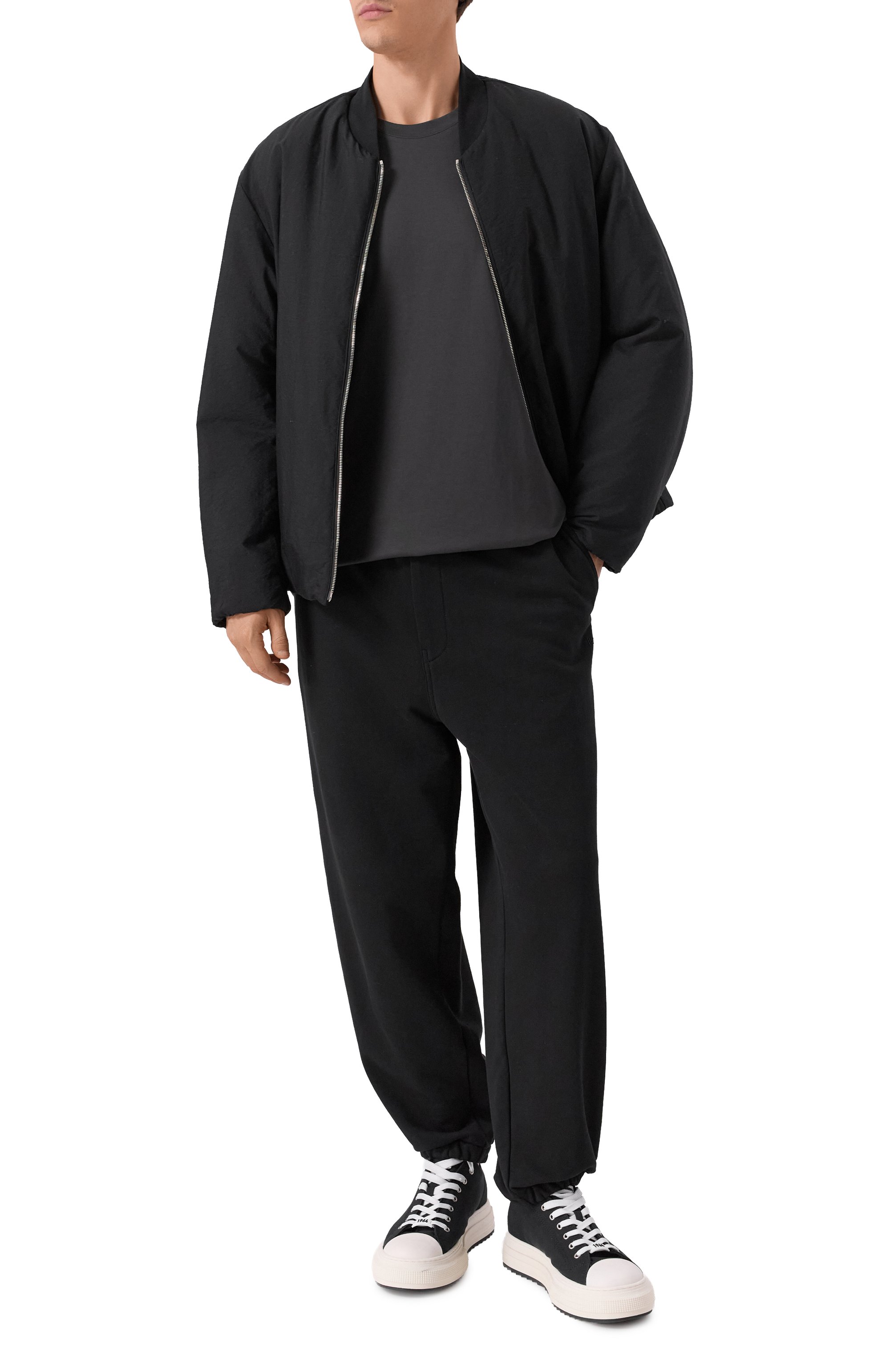 Хлопковый лонгслив ATTACHMENT, арт. AJ52-089, фото 2