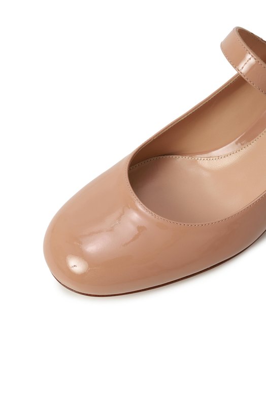 Лакированные туфли Mary Ribbon 45 Gianvito Rossi G22101.45RIC.VERPEAH Бежевый  G22101.45RIC.VERPEAH Фото 7