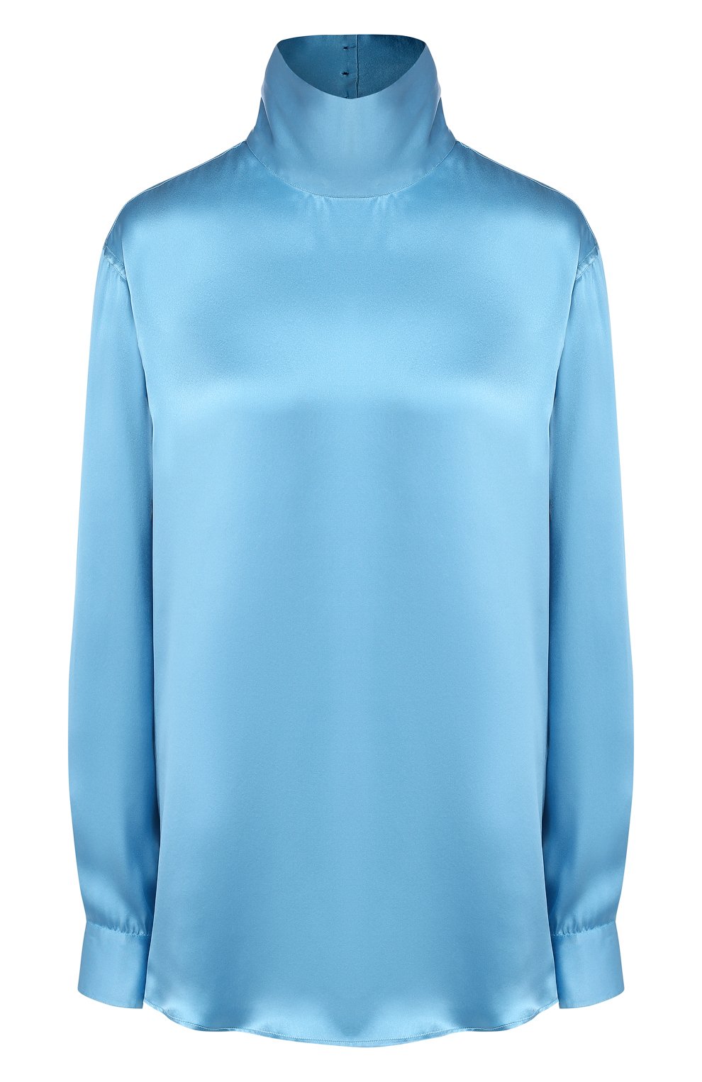 Шелковая блузка DRIES VAN NOTEN голубого цвета по цене 54000 руб., арт. 192-10759-8380, фото 1 Шелковая блузка DRIES VAN NOTEN, арт. 192-10759-8380, фото 1