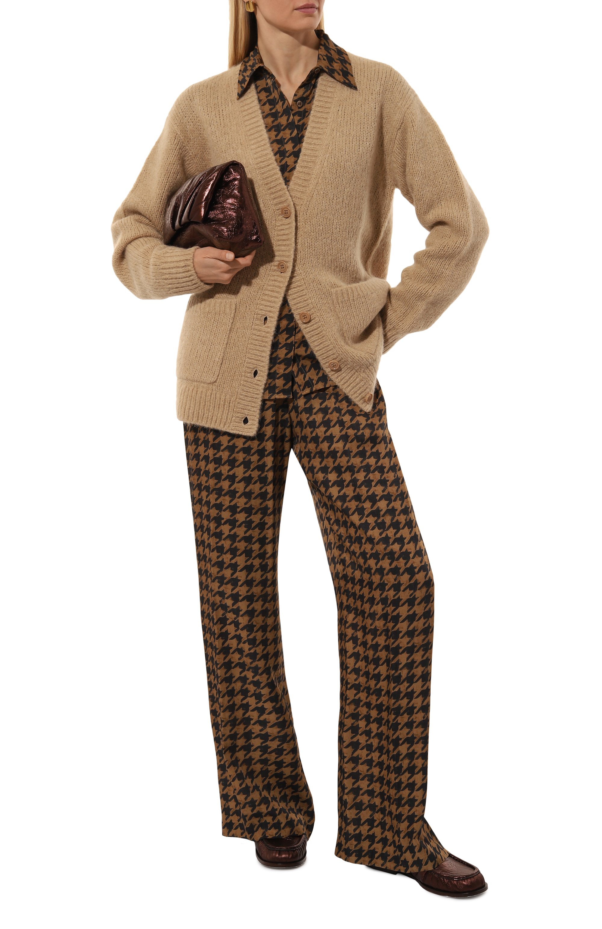 Брюки из вискозы DRIES VAN NOTEN, арт. 242-010908-9088, фото 2