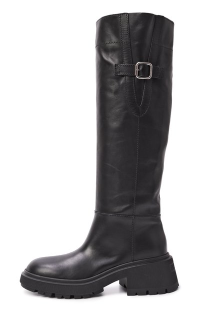 Кожаные сапоги tamsin JIMMY CHOO, арт. TAMSIN KB FLAT/WLZ, фото 4