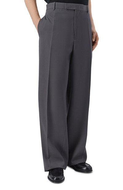 Шерстяные брюки JIL SANDER темно-серого цвета по цене 156000 руб., арт. J61KA0064/J40002, фото 3 Шерстяные брюки JIL SANDER, арт. J61KA0064/J40002, фото 3