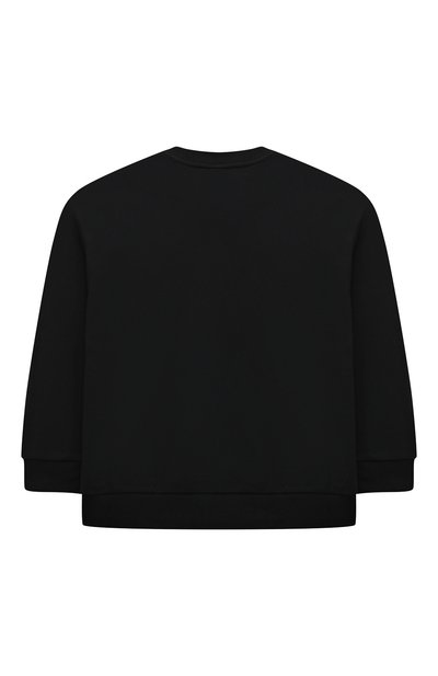 Хлопковый свитшот FENDI черного цвета по цене 19650 руб., арт. JUH051/5V0/4-6, фото 2 Хлопковый свитшот FENDI, арт. JUH051/5V0/4-6, фото 2