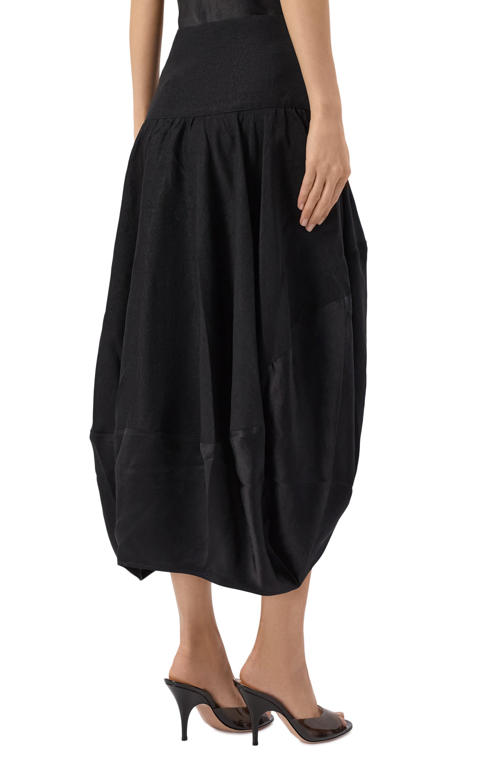 Атласная юбка YUZEFI, арт. KEYAN-BUBBLE SKIRT, фото 4