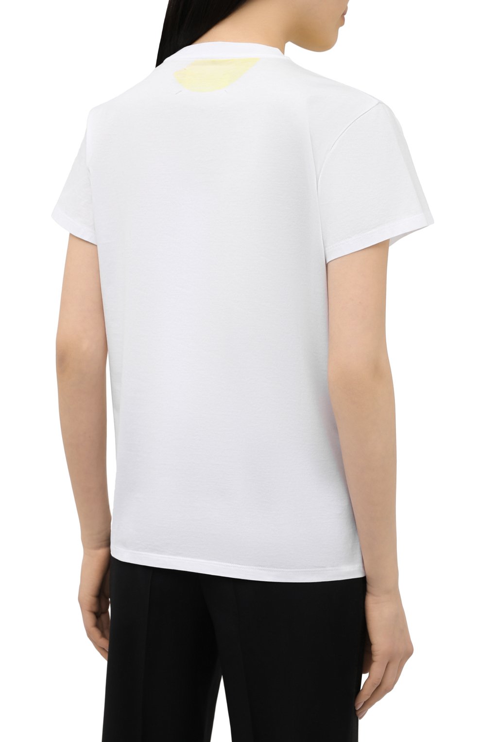 Хлопковая футболка MAISON MARGIELA белого цвета по цене 35250 руб., арт. S51GC0503/S22816, фото 4 Хлопковая футболка MAISON MARGIELA, арт. S51GC0503/S22816, фото 4