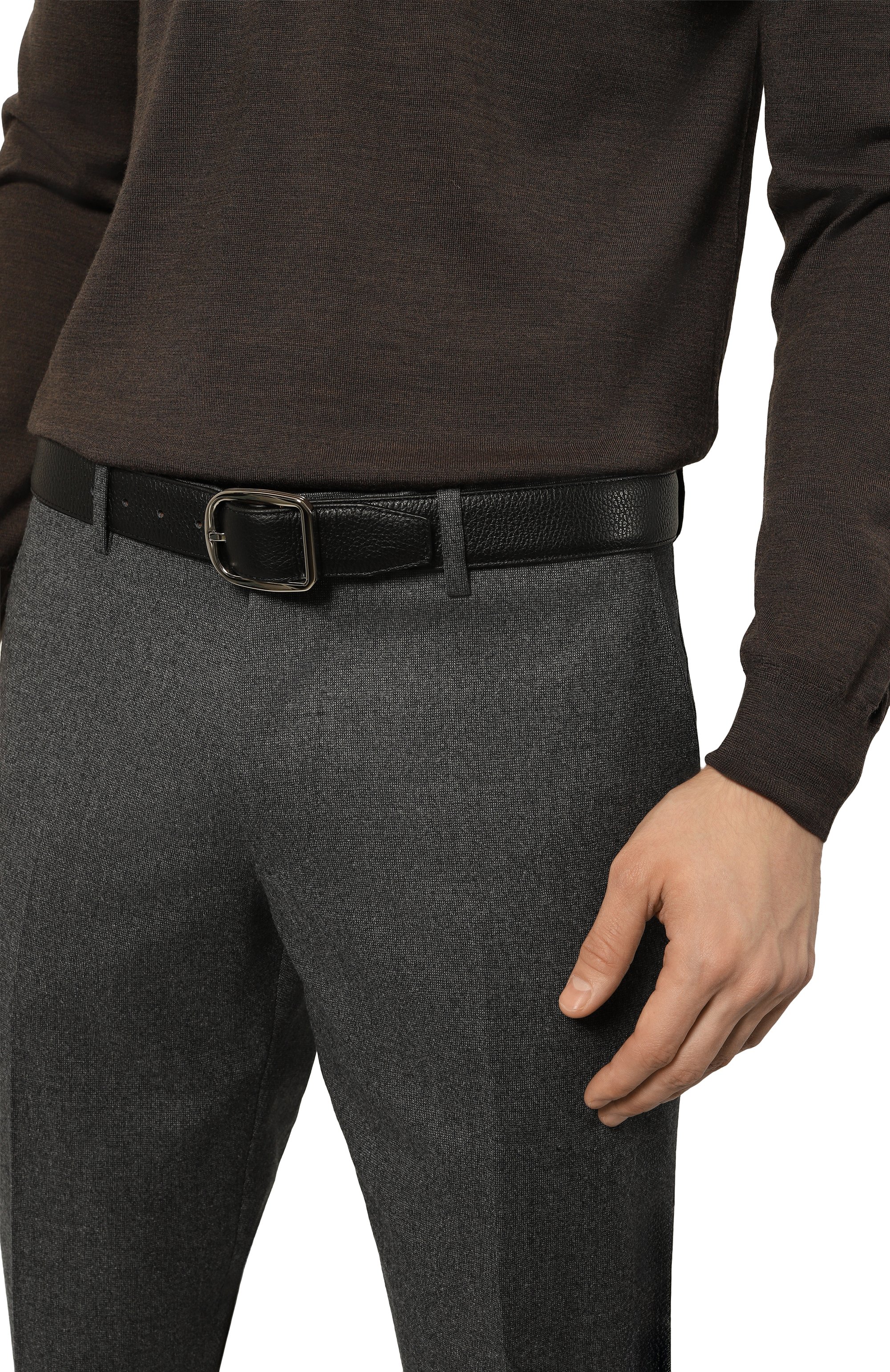 Кожаный ремень BOSS, арт. 50537173, фото 2