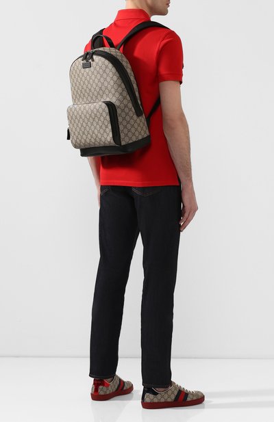 Текстильный рюкзак gg supreme GUCCI, арт. 406370/KLQAX, фото 2