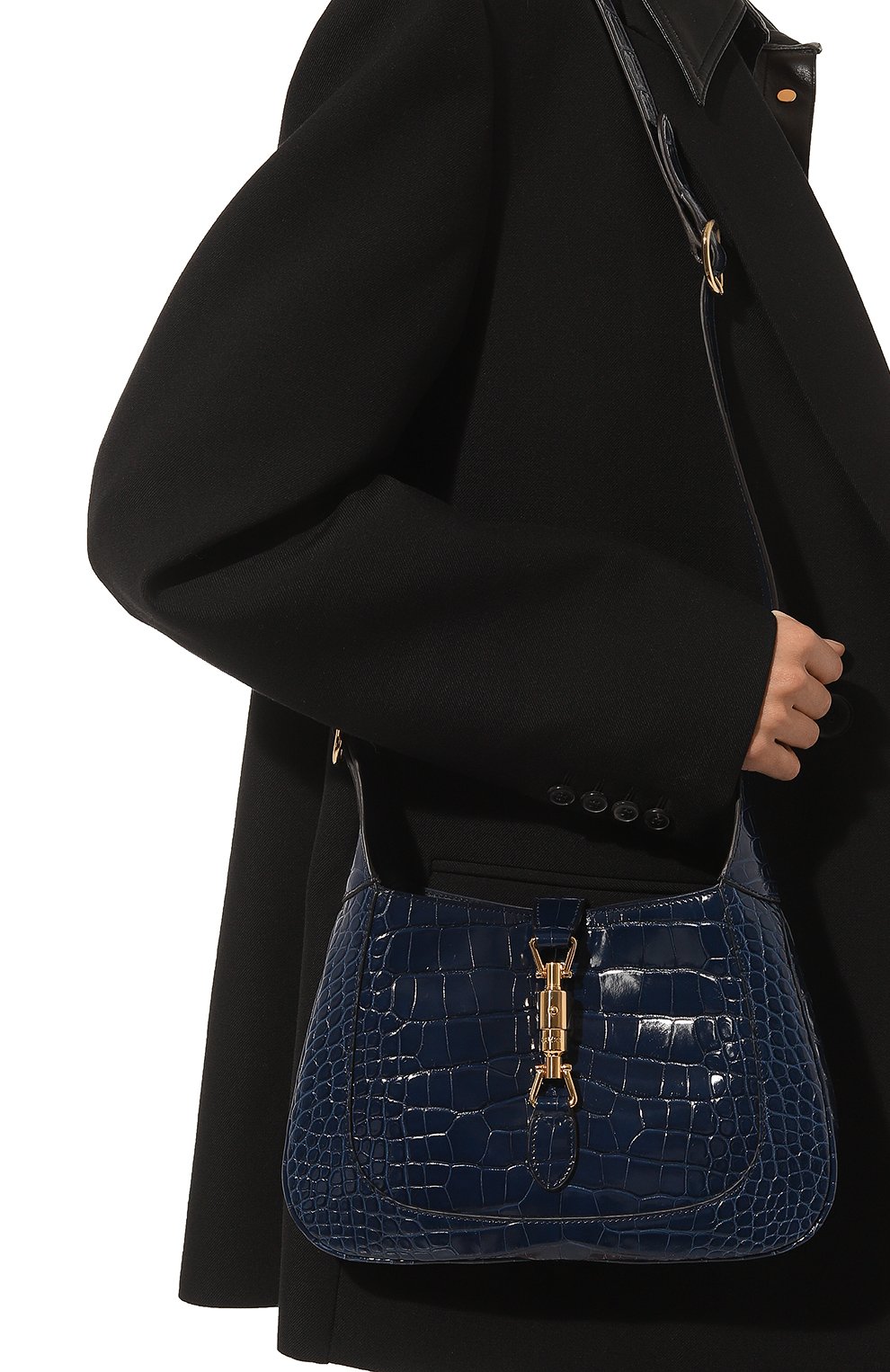 Сумка jackie 1961 small из кожи аллигатора GUCCI, арт. 636709 EV40G, фото 2