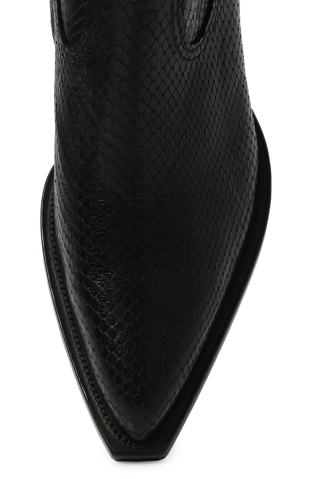 Кожаные казаки debbie GOLDEN GOOSE DELUXE BRAND черного цвета по цене 76500 руб., арт. GWF00545.F005494, фото 6 Кожаные казаки debbie GOLDEN GOOSE DELUXE BRAND, арт. GWF00545.F005494, фото 6