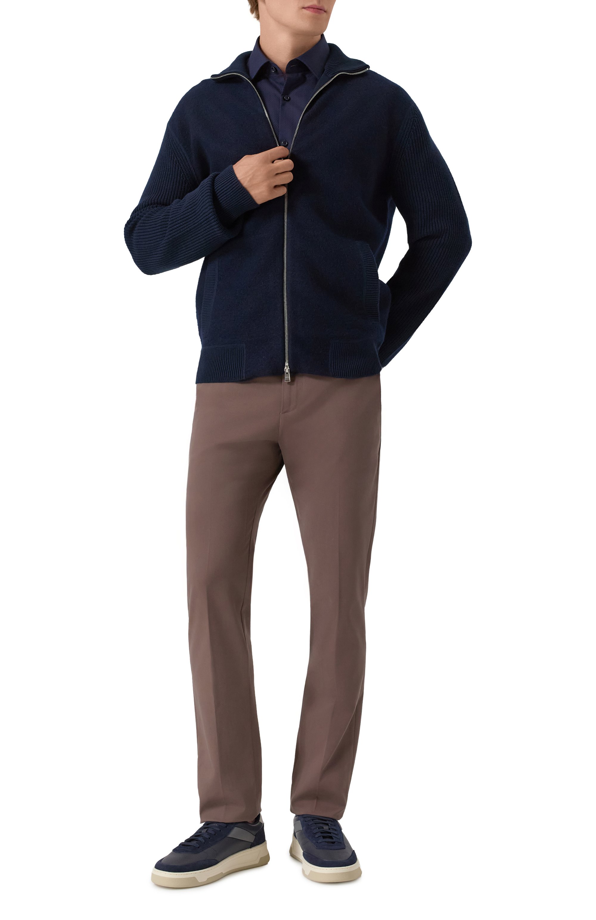 Кожаные кеды baltimore BOSS, арт. 50548705, фото 2