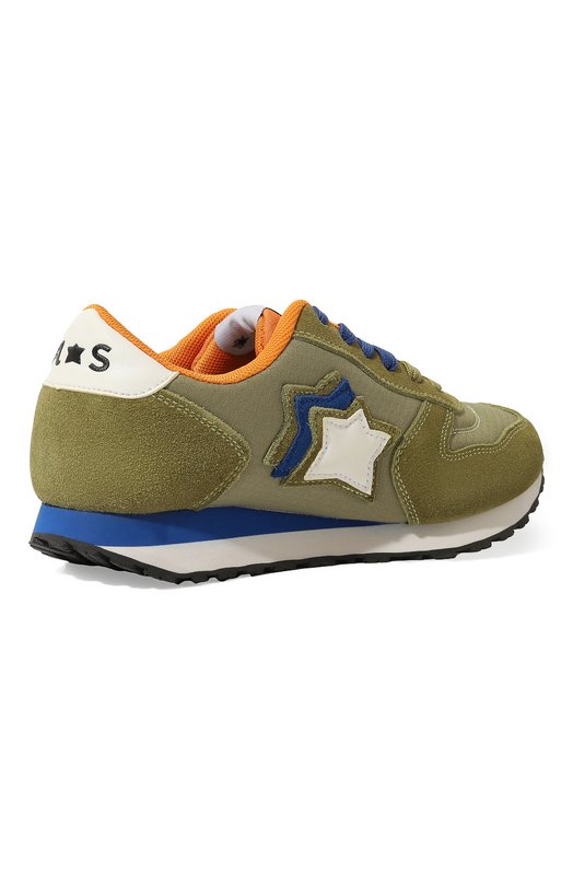 Кожаные кроссовки Atlantic Stars Kids Хаки, фото 3