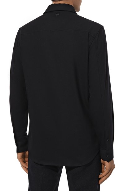 Рубашка из шерсти и кашемира AGNONA, арт. TD08U3E/UW035E, фото 4