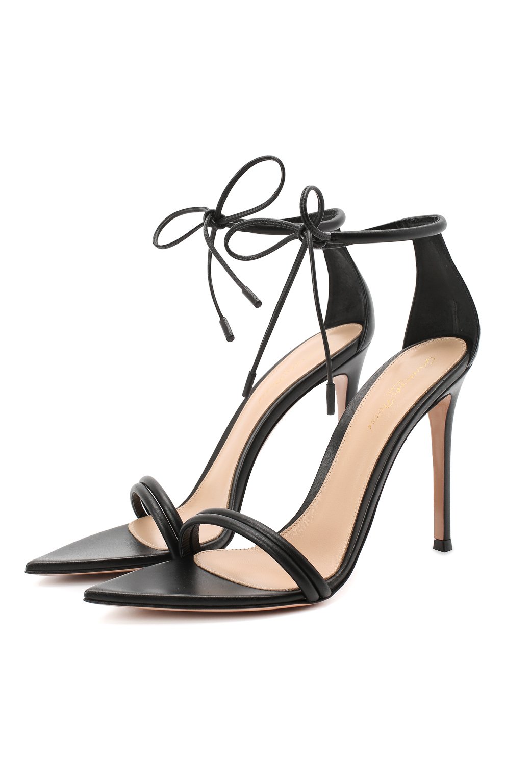 Кожаные босоножки sharp GIANVITO ROSSI, арт. G61587.15RIC.NAPNER0, фото 1