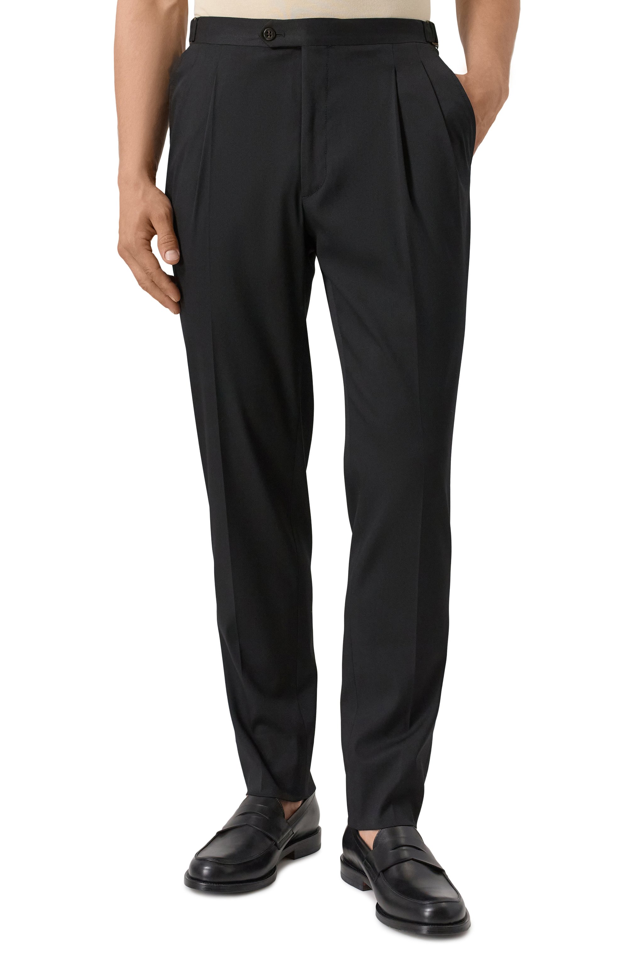 Шерстяные брюки CORNELIANI, арт. 264L21-2618577, фото 3