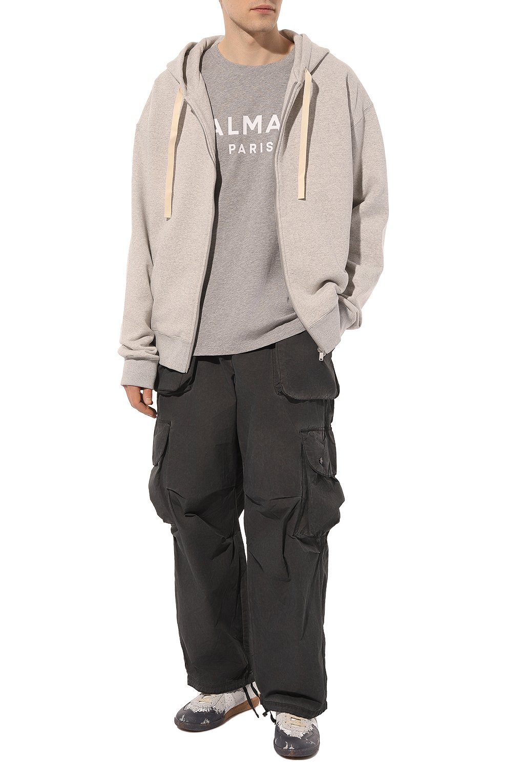 Хлопковая футболка BALMAIN, арт. CH1EG000/BB73, фото 2