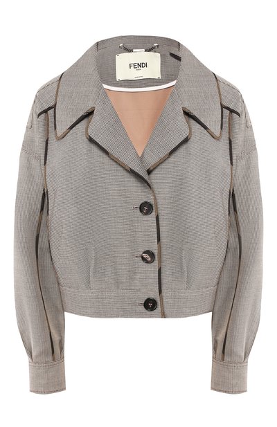 Жакет из смеси шерсти и хлопка FENDI, арт. FJ7025 A5XD, фото 1