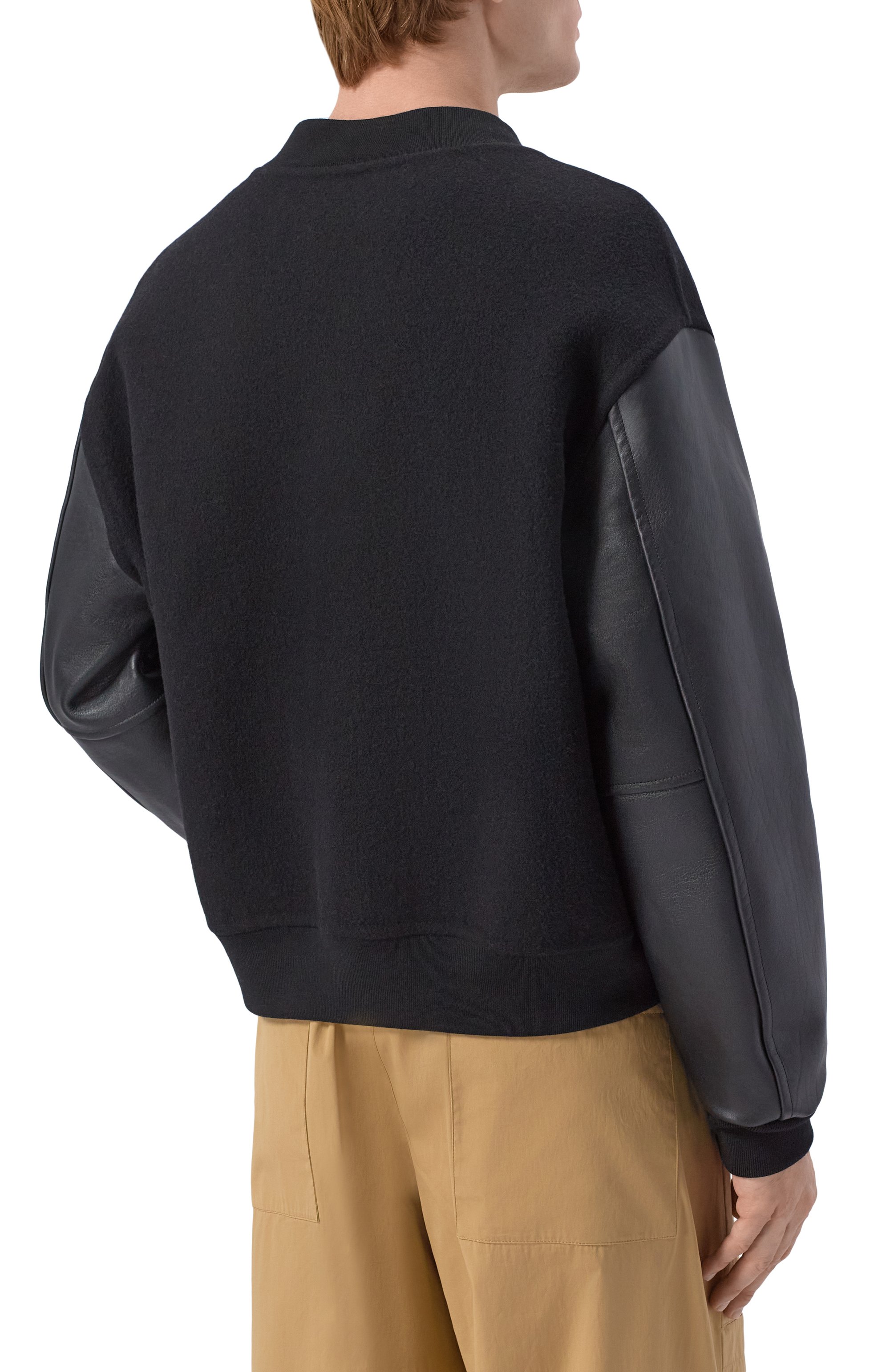 Комбинированный бомбер JIL SANDER, арт. J61SW0039/J40020, фото 4