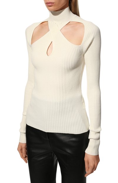 Водолазка из вискозы MSGM, арт. 3341MDM138 227768, фото 3