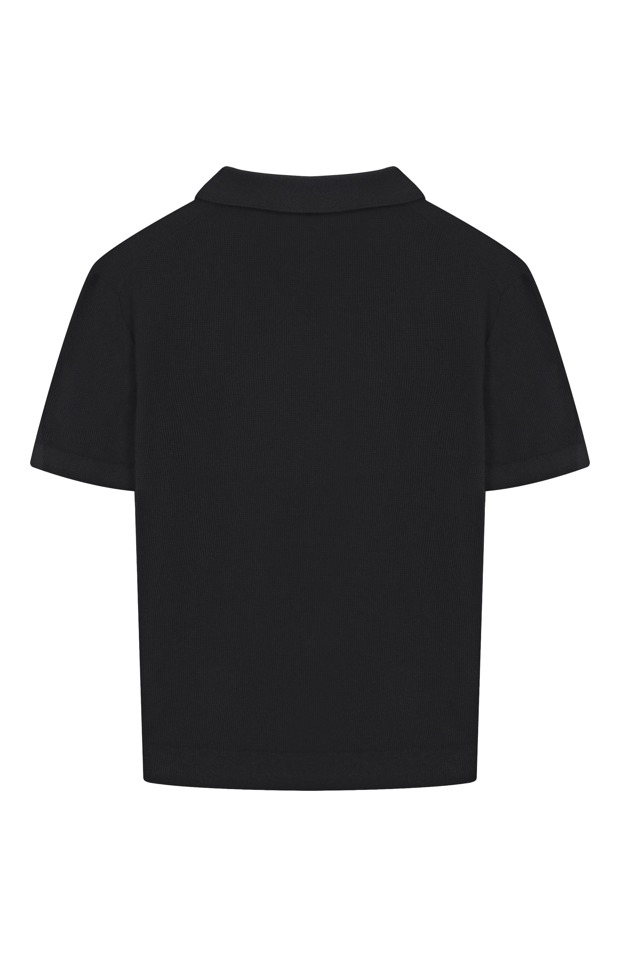 Хлопковое поло PAOLO PECORA MILANO темно-синего цвета по цене 16500 руб., арт. PP4178, фото 2 Хлопковое поло PAOLO PECORA MILANO, арт. PP4178, фото 2