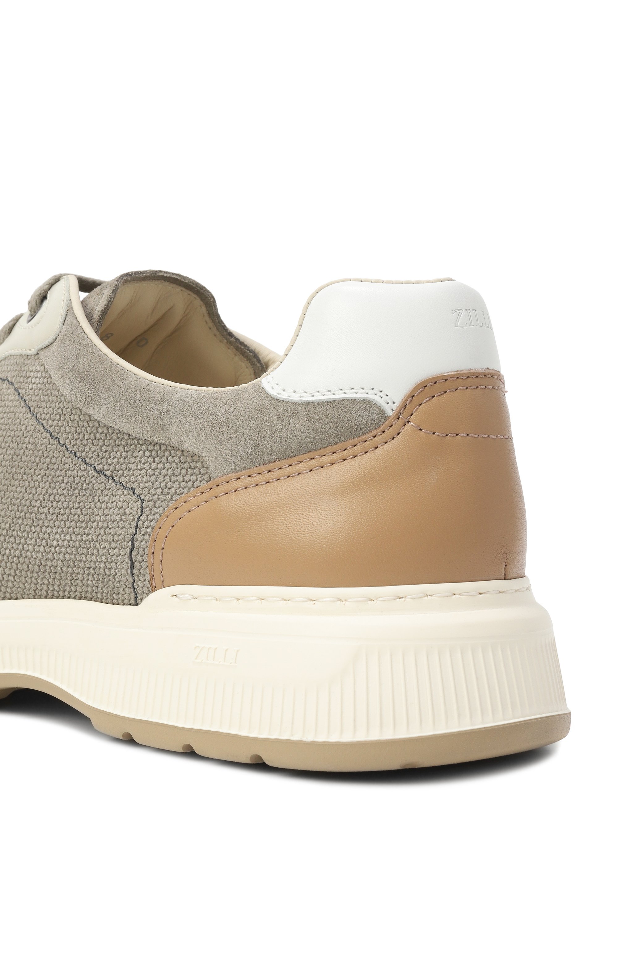 Кожаные кроссовки ZILLI, арт. H0138BM1212VZEV02, фото 7