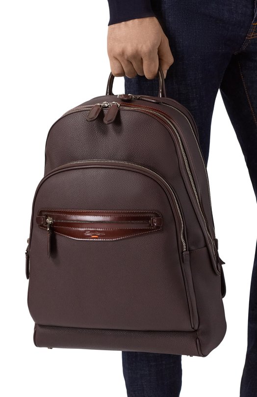 Рюкзак Santoni UIBGA2647BS-ACUH Коричневый  UIBGA2647BS-ACUH Фото 2