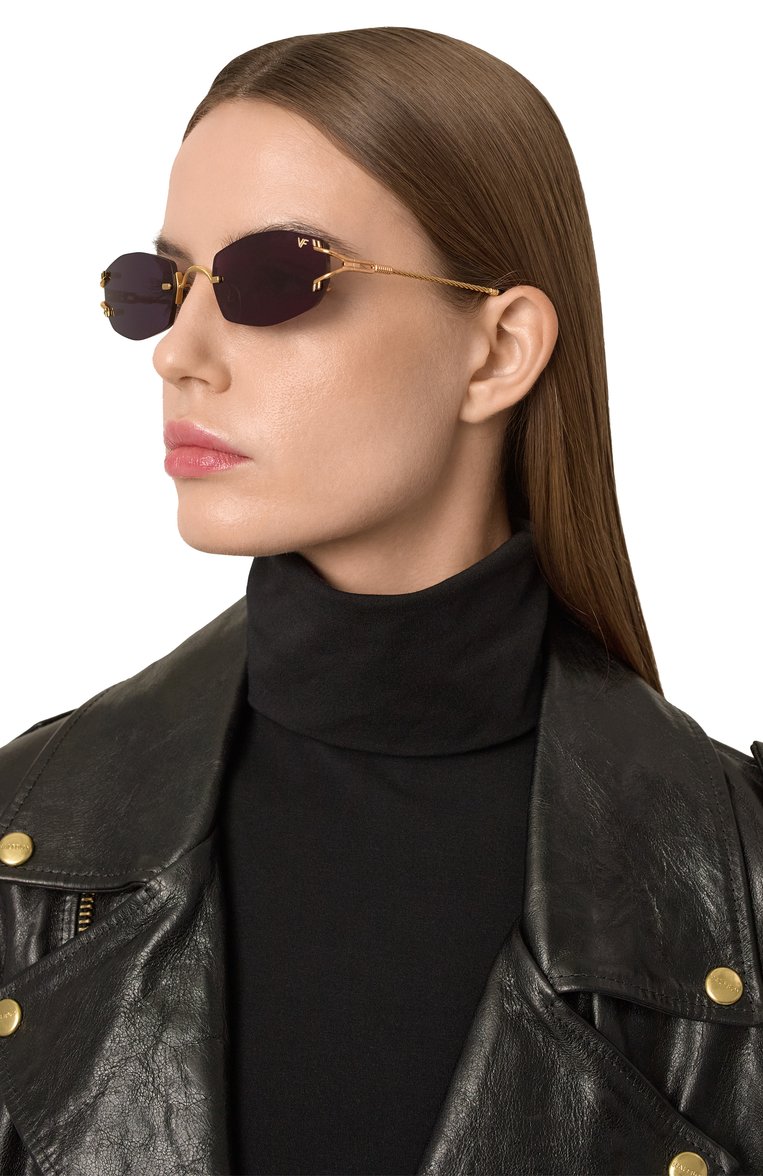 Солнцезащитные очки VINTAGE FRAMES, арт. ASPEN 24KT G0LD/BLACK, фото 1