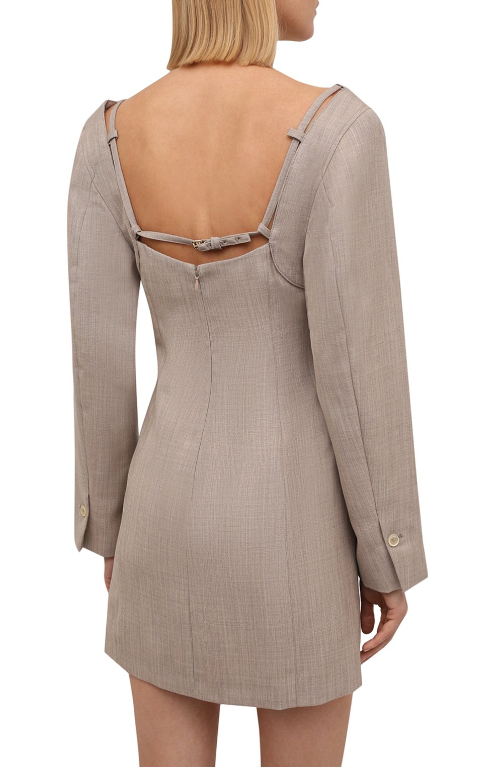 Шерстяное платье JACQUEMUS, арт. 213DR001-1260, фото 4
