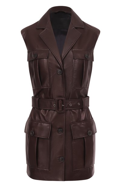 Женский кожаный жилет MVST, арт. 34307/36-44