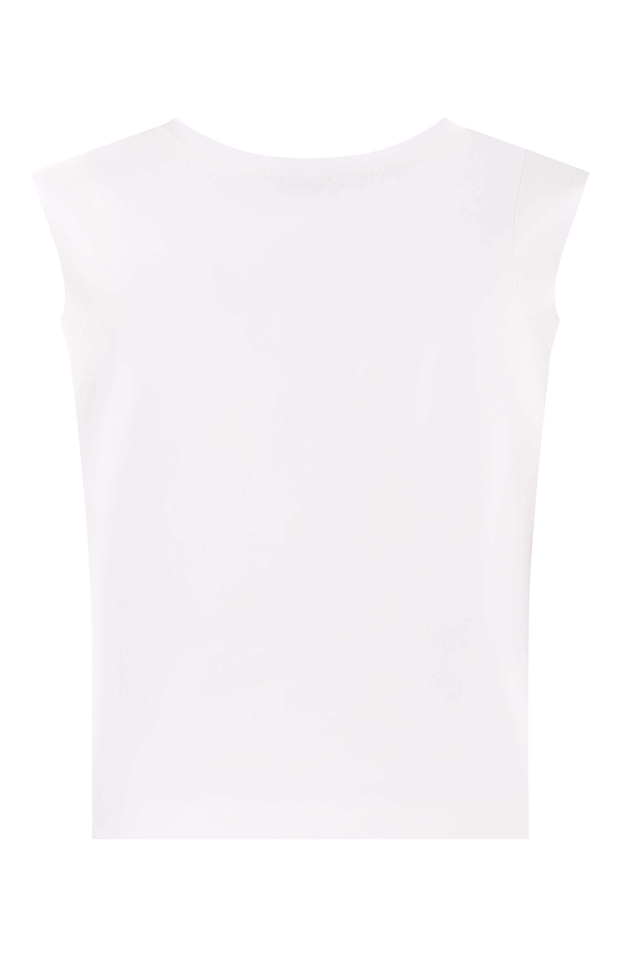 Хлопковая футболка MONNALISA, арт. 17E607, фото 2