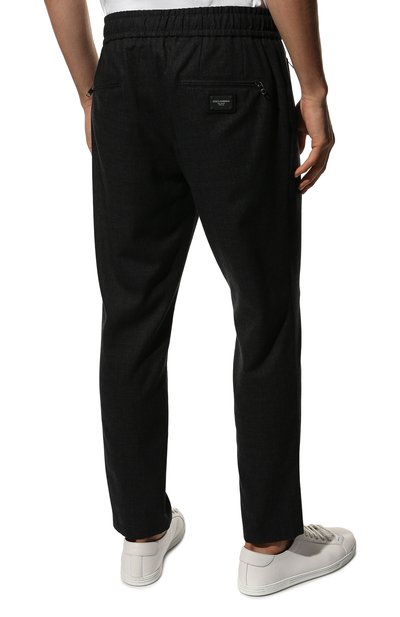 Брюки из шерсти и хлопка DOLCE & GABBANA, арт. GYACET/FUCDJ, фото 4