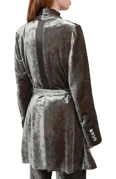 Пальто из вискозы ANN DEMEULEMEESTER, арт. 2002-1016-P-175-049, фото 4