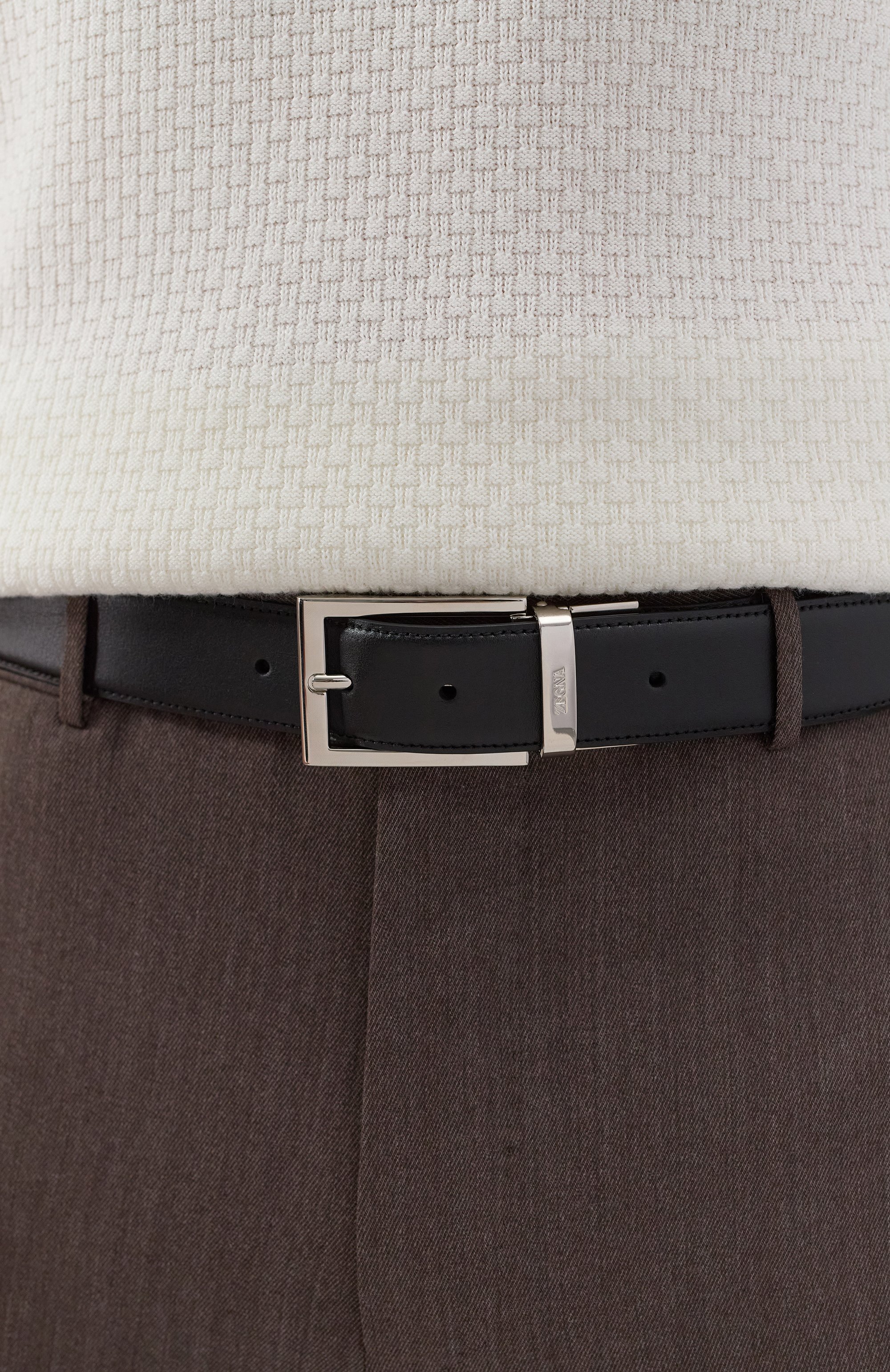 Кожаный ремень ZEGNA, арт. B010PZ/LHVIC, фото 2