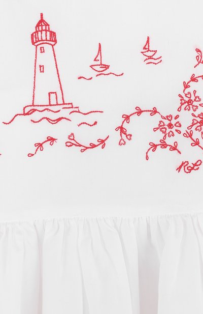 Хлопковый сарафан на бретельках с пуговицами на спине POLO RALPH LAUREN, арт. 311691368, фото 3